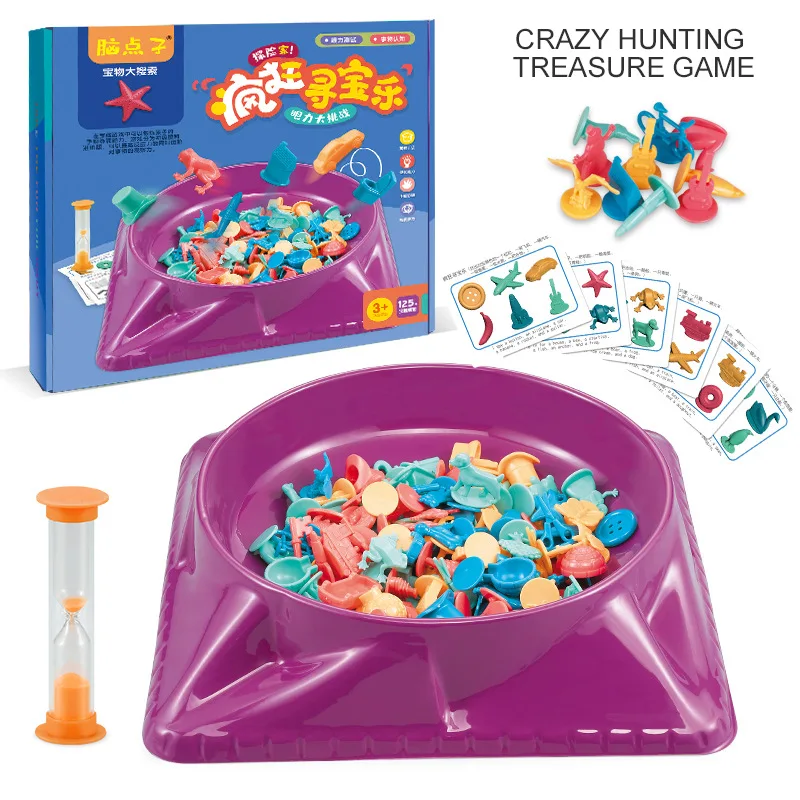 Party Games At Home - Children Crazy Treasure Hunt Card Board