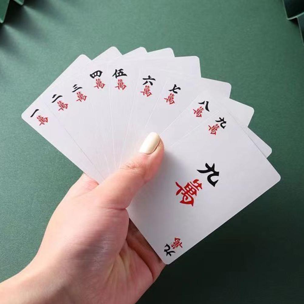 144 Cards Mahjong Set with 2 D - đánh giá và giá Party Games At Home