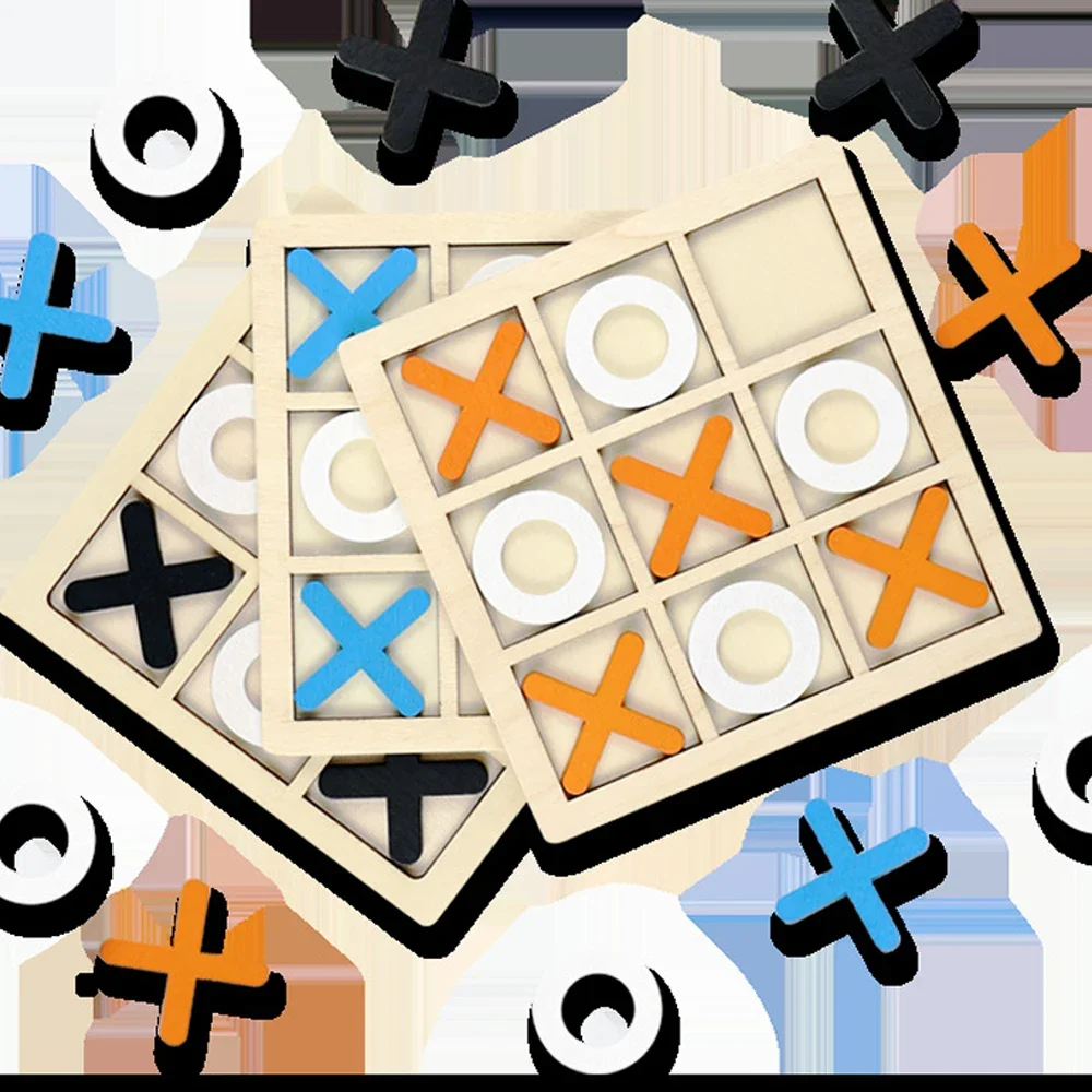 Wooden XO Tic Tac Toe Game Min - đánh giá và giá Party Games At Home