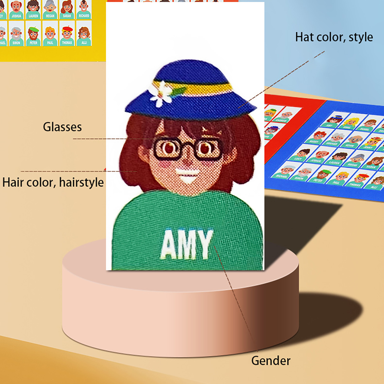 Family Guessing Board Game Who - đánh giá và giá Party Games At Home