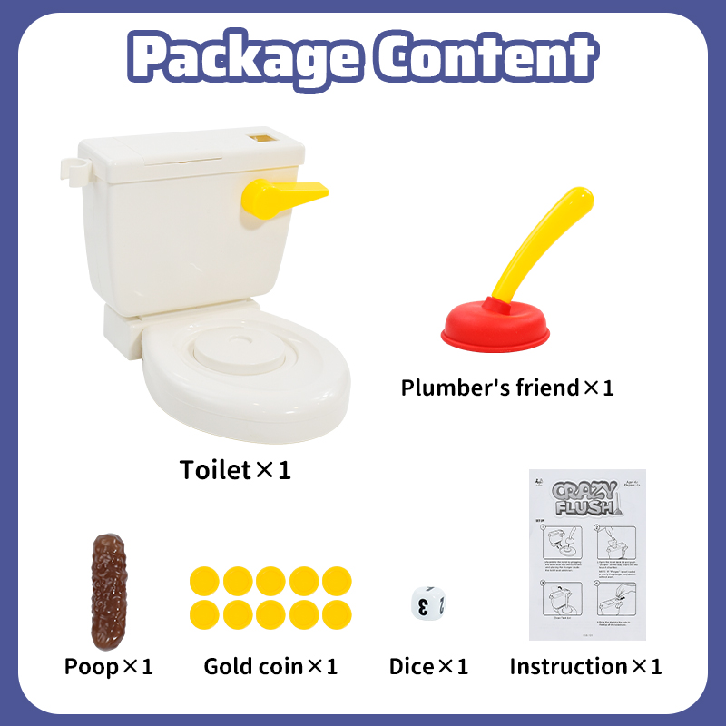 Funny Toilet Trick Toy Party G - đánh giá và giá Party Games Juego