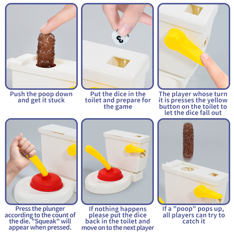 Funny Toilet Trick Toy Party G - đánh giá và giá Party Games Juego