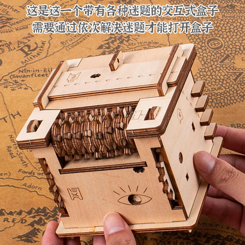 High Difficulty 3D Wooden Box  - đánh giá và giá Party Games Juego