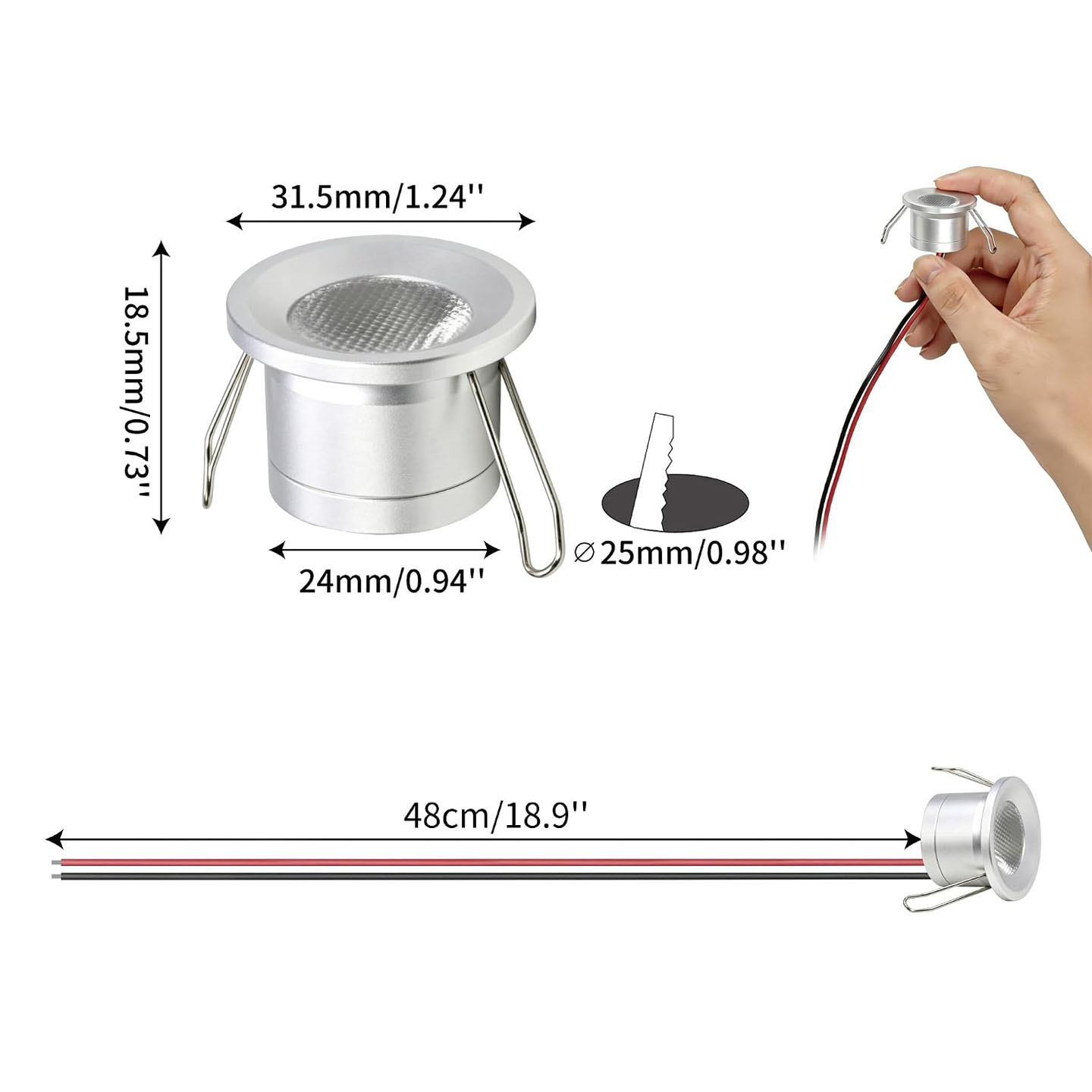 Mini LED Recessed Spotlight Se - đánh giá và giá Ladder Toss Set