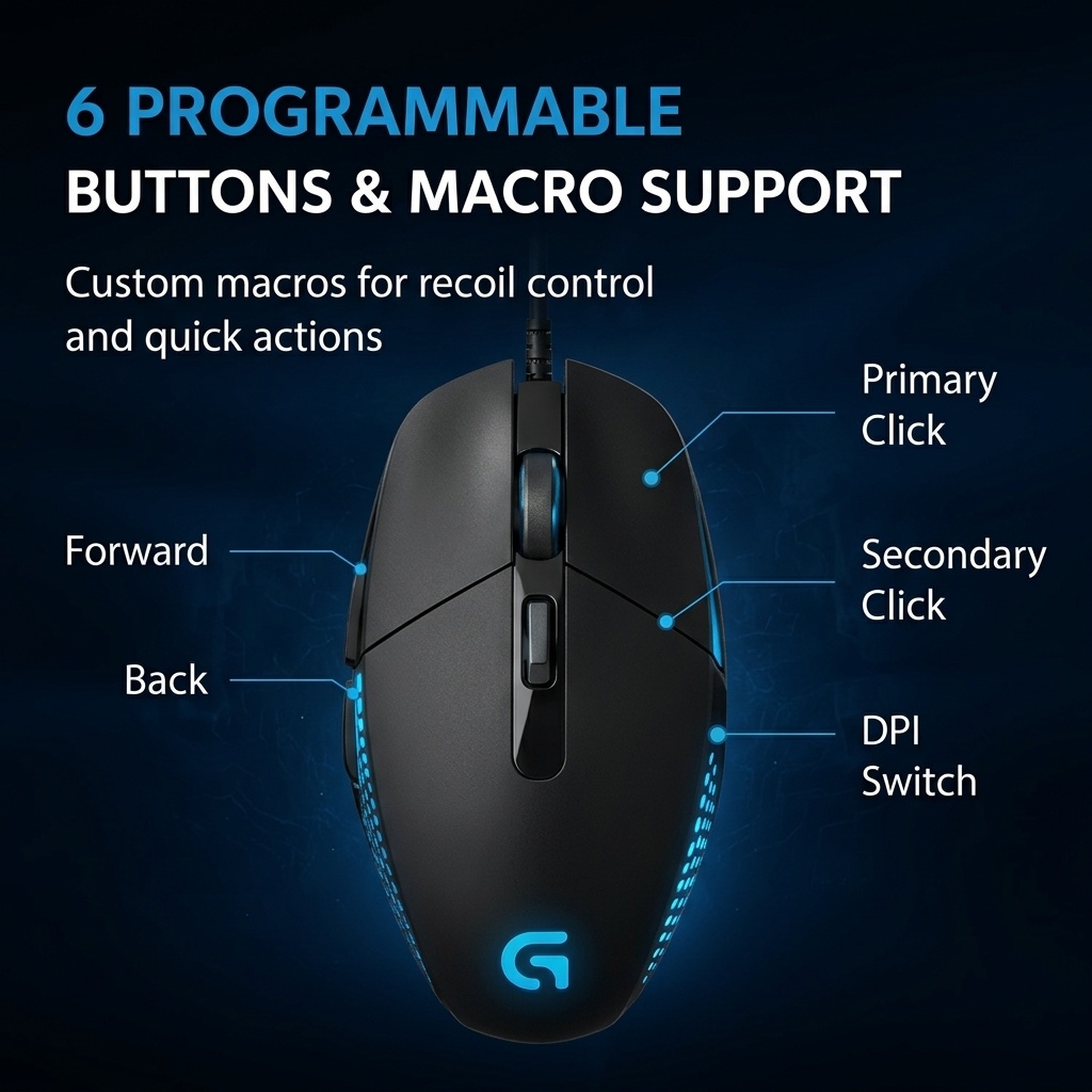 Logitech G302 Wired Ambidextro - đánh giá và giá Party Games On Switch