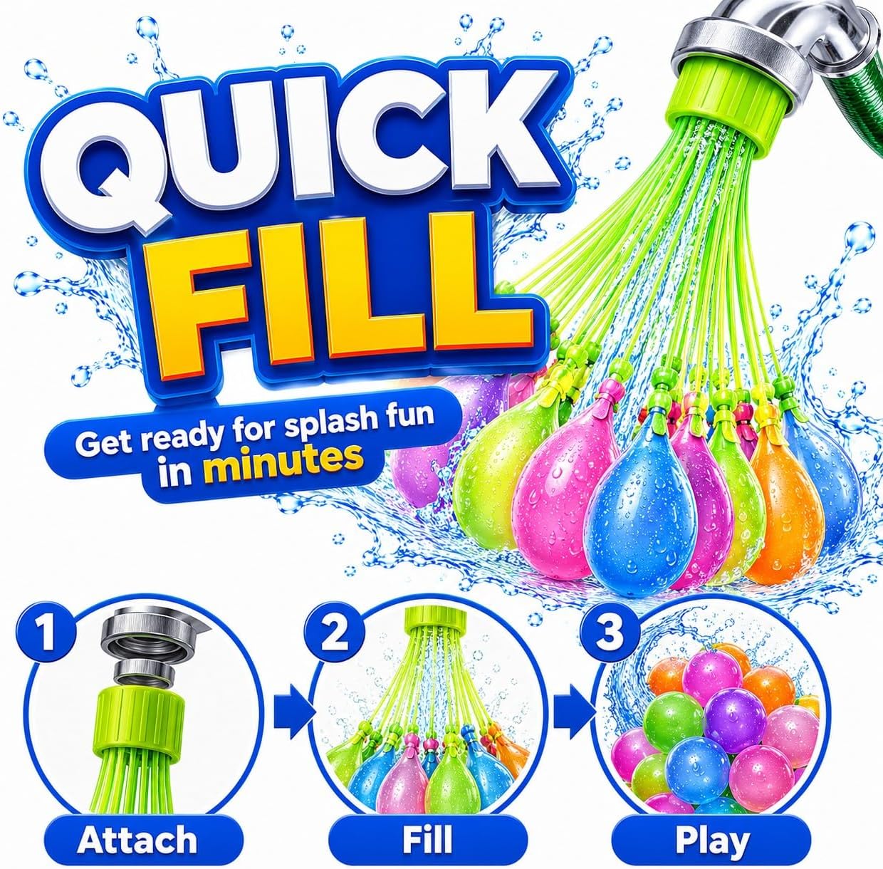 Water Balloons Quick Fill & Se - đánh giá và giá Quick Games Party