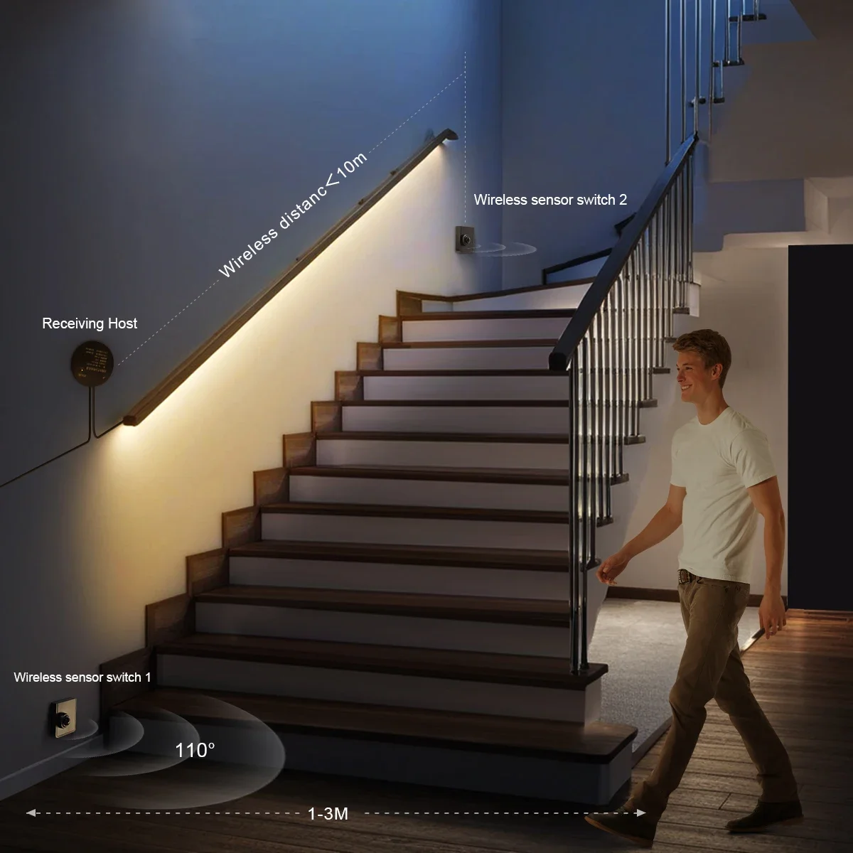 Dual Wireless Moveable PIR Mot - đánh giá và giá Ladder Toss Set