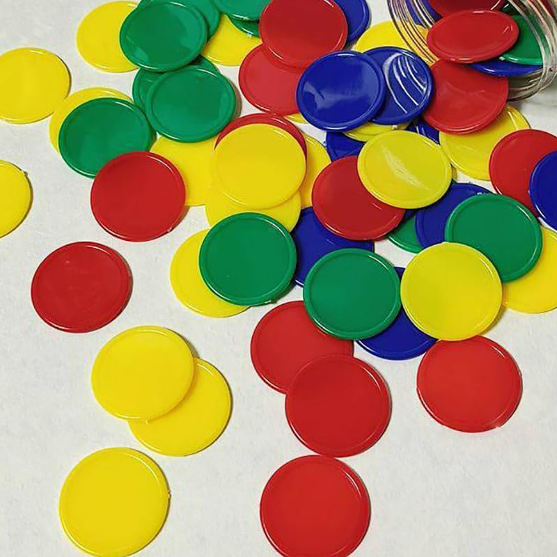 Bingo Markers Chips 37MM 4 Col - đánh giá và giá Party Games Juego