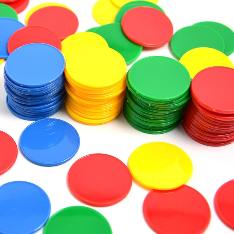 Bingo Markers Chips 37MM 4 Col - đánh giá và giá Party Games Juego