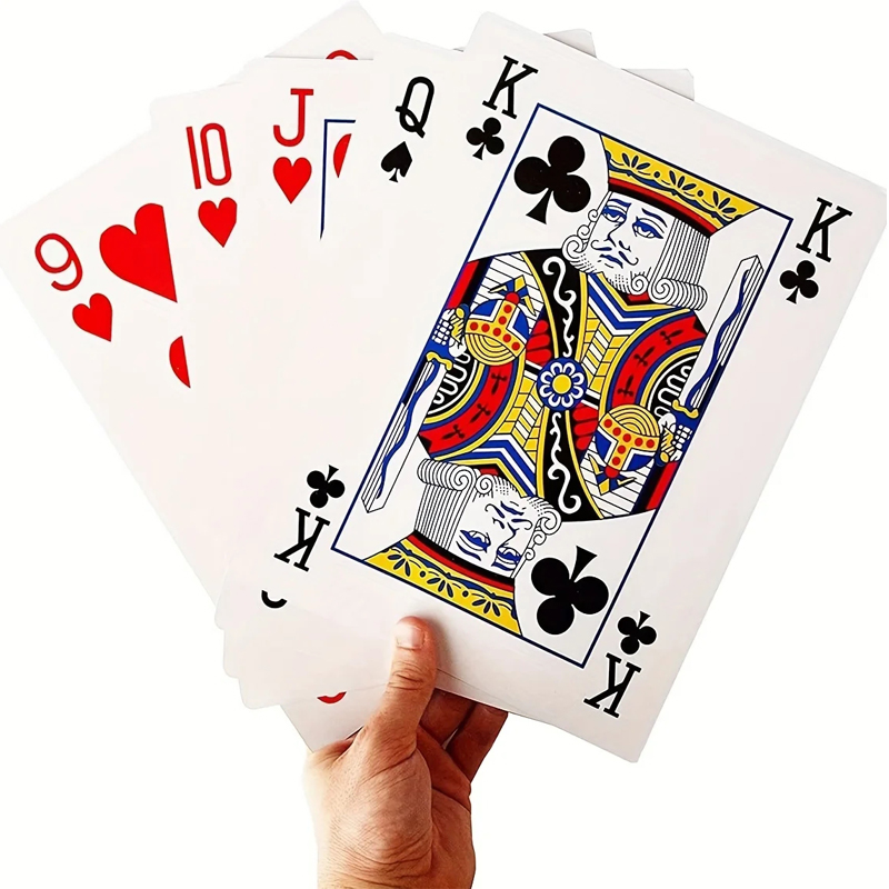 Oversized Playing Cards Jumbo  - đánh giá và giá Party Games Juego