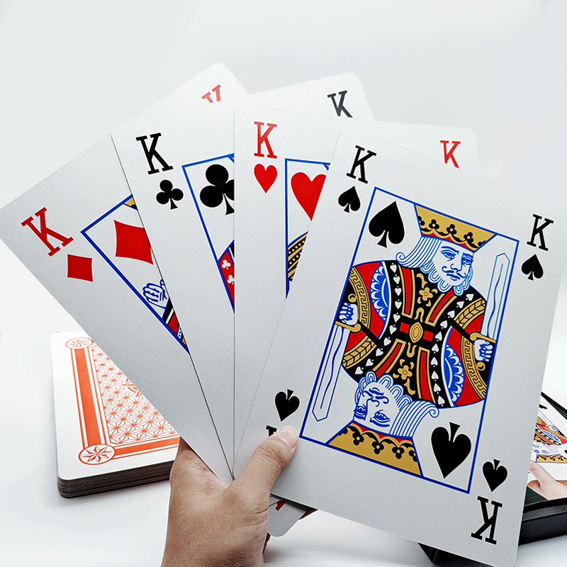 Oversized Playing Cards Jumbo  - đánh giá và giá Party Games Juego